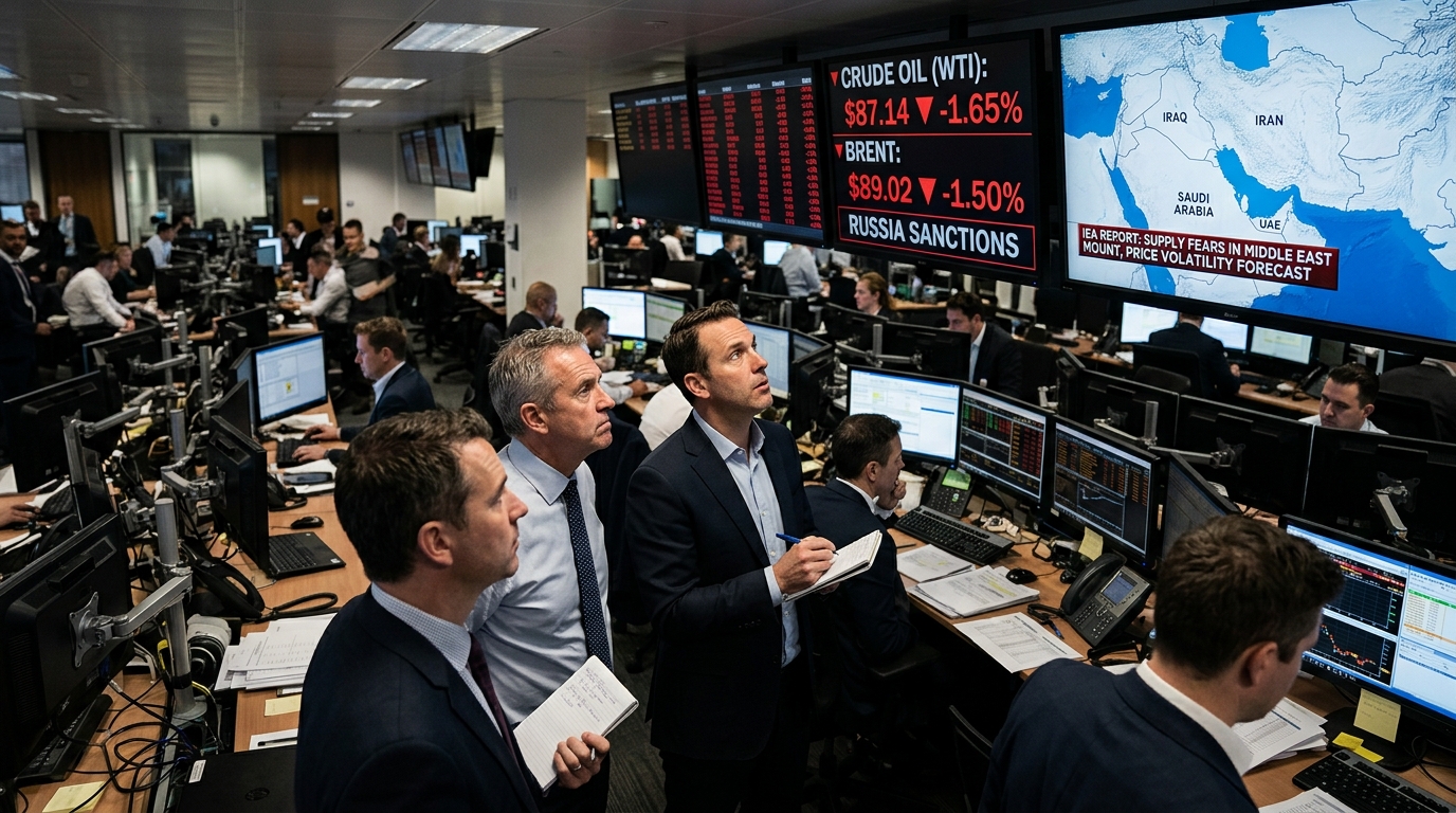 Oil slips as traders weigh Mideast risk and IEA outlook